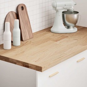 Encimera de cocina rectangular madera maciza roble de , Tableros para mesas - Ref: Foro24-4009005, Precio: 171,71 €, Descuent...