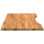 Tablero escritorio rectangular madera maciza roble marrón claro de , Tableros para mesas - Ref: Foro24-4009018, Precio: 75,12...