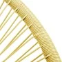 Silla redonda Acapulco ratán sintético beige de vidaXL, Sillas de jardín - Ref: Foro24-313139, Precio: 78,82 €, Descuento: %