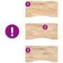 Tablero escritorio rectangular madera maciza roble sin tratar de , Tableros para mesas - Ref: Foro24-4009013, Precio: 95,11 €...
