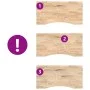 Tablero escritorio rectangular madera maciza roble sin tratar by , Table tops - Ref: Foro24-4009013, Price: 93,27 €, Discount: %