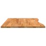 Tablero escritorio rectangular madera maciza roble marrón claro de , Tableros para mesas - Ref: Foro24-4009026, Precio: 129,0...