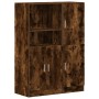 Set de muebles de cocina 2 pzas madera ingeniería roble ahumado de , Estantes y estanterías - Ref: Foro24-3324146, Precio: 18...