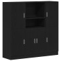 Mueble de cocina 3 piezas madera contrachapada negro de , Estantes y estanterías - Ref: Foro24-3324152, Precio: 277,36 €, Des...