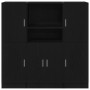 Mueble de cocina 3 piezas madera contrachapada negro de , Estantes y estanterías - Ref: Foro24-3324152, Precio: 277,36 €, Des...