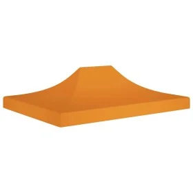 Techo de carpa para celebraciones naranja 4x3 m 270 g/m² de vidaXL, Cubiertas para carpas y cenadores - Ref: Foro24-315355, P...