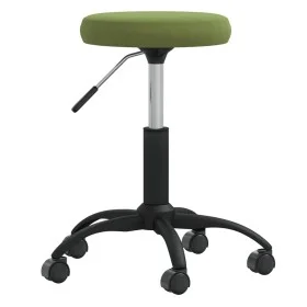 Taburete de masaje terciopelo verde claro de , Sillones de masaje - Ref: Foro24-3085740, Precio: 45,50 €, Descuento: %