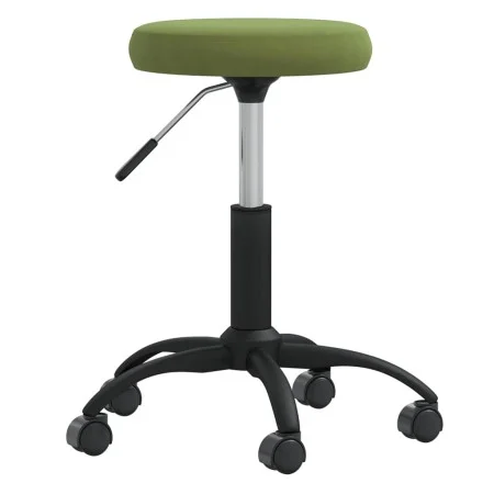 Taburete de masaje terciopelo verde claro de , Sillones de masaje - Ref: Foro24-3085740, Precio: 45,50 €, Descuento: %