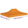 Techo de carpa para celebraciones naranja 4x3 m 270 g/m² de vidaXL, Cubiertas para carpas y cenadores - Ref: Foro24-315355, P...