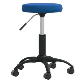 Taburete de masajes terciopelo Azul de , Sillones de masaje - Ref: Foro24-3085742, Precio: 45,11 €, Descuento: %