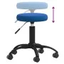 Taburete de masajes terciopelo Azul de , Sillones de masaje - Ref: Foro24-3085742, Precio: 45,11 €, Descuento: %