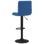 Taburete de cocina de terciopelo azul de , Taburetes de cocina - Ref: Foro24-334298, Precio: 71,83 €, Descuento: %