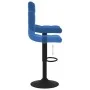 Taburete de cocina de terciopelo azul de , Taburetes de cocina - Ref: Foro24-334298, Precio: 71,83 €, Descuento: %