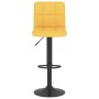 Taburete de cocina de tela amarillo mostaza de , Taburetes de cocina - Ref: Foro24-334279, Precio: 74,97 €, Descuento: %