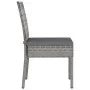 Garten-Esszimmerstühle, 2 Einheiten, graues synthetisches Rattan von vidaXL, Gartenstühle - Ref: Foro24-315108, Preis: 100,51...