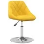 Sillas de comedor giratorias 4 uds terciopelo amarillo mostaza de , Sillas de comedor - Ref: Foro24-3088765, Precio: 188,40 €...