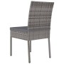 Sillas de comedor de jardín 2 unidades ratán sintético gris de vidaXL, Sillas de jardín - Ref: Foro24-315108, Precio: 100,42 ...