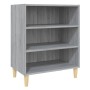 Aparador madera de ingeniería gris Sonoma 57x35x70 cm de , Aparadores - Ref: Foro24-813189, Precio: 44,08 €, Descuento: %