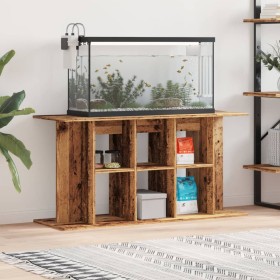 Soporte para acuario madera ingeniería envejecida 120x40x60 cm de , Soportes para acuarios - Ref: Foro24-857276, Precio: 82,9...