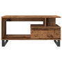 Mesa de centro madera ingeniería madera envejecida 90x49x45 cm de , Mesas de centro - Ref: Foro24-857454, Precio: 86,66 €, De...