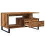 Mesa de centro madera ingeniería madera envejecida 90x49x45 cm de , Mesas de centro - Ref: Foro24-857454, Precio: 86,66 €, De...