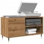 Mueble discos madera de ingeniería roble artisan 84,5x38x48 cm by , Closets and storage - Ref: Foro24-857241, Price: 68,01 €,...