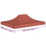 Techo de carpa para celebraciones color terracota 4x3m 270g/m² de vidaXL, Cubiertas para carpas y cenadores - Ref: Foro24-315...