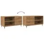 Mueble discos madera de ingeniería roble artisan 84,5x38x48 cm by , Closets and storage - Ref: Foro24-857241, Price: 68,01 €,...