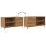 Mueble discos madera de ingeniería roble artisan 84,5x38x48 cm de , Armarios y almacenamiento - Ref: Foro24-857241, Precio: 6...