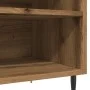 Mueble discos madera de ingeniería roble artisan 84,5x38x48 cm by , Closets and storage - Ref: Foro24-857241, Price: 68,01 €,...