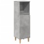 Armario de baño madera contrachapada gris hormigón 30x30x100 cm de , Muebles de baño - Ref: Foro24-857107, Precio: 44,61 €, D...