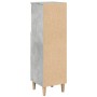 Armario de baño madera contrachapada gris hormigón 30x30x100 cm de , Muebles de baño - Ref: Foro24-857107, Precio: 44,61 €, D...