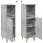 Armario de baño madera contrachapada gris hormigón 30x30x100 cm de , Muebles de baño - Ref: Foro24-857107, Precio: 44,61 €, D...