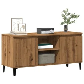 Mueble para TV madera de ingeniería roble artisan 102x35x50 cm de , Muebles TV - Ref: Foro24-856431, Precio: 79,56 €, Descuen...