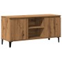 Mueble para TV madera de ingeniería roble artisan 102x35x50 cm de , Muebles TV - Ref: Foro24-856431, Precio: 80,95 €, Descuen...
