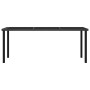 Mesa de comedor para jardín ratán sintético negro 180x70x73 cm de vidaXL, Mesas de jardín - Ref: Foro24-315116, Precio: 194,8...