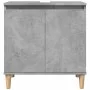 Mueble de lavabo madera contrachapada gris hormigón 58x33x60cm de , Tocadores de baño - Ref: Foro24-857113, Precio: 47,92 €, ...