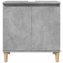 Mueble de lavabo madera contrachapada gris hormigón 58x33x60cm de , Tocadores de baño - Ref: Foro24-857113, Precio: 49,43 €, ...