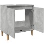 Mueble de lavabo madera contrachapada gris hormigón 58x33x60cm de , Tocadores de baño - Ref: Foro24-857113, Precio: 49,43 €, ...
