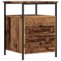 Mesitas de noche 2 uds madera ingeniería envejecida 44x45x60 cm de , Mesitas de noche - Ref: Foro24-857255, Precio: 116,51 €,...