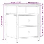 Mesitas de noche 2 uds madera ingeniería envejecida 44x45x60 cm de , Mesitas de noche - Ref: Foro24-857255, Precio: 116,51 €,...