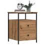 Mesitas noche 2 uds madera ingeniería roble artisan 44x45x60 cm de , Mesitas de noche - Ref: Foro24-857257, Precio: 126,97 €,...