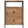 Mesitas noche 2 uds madera ingeniería roble artisan 44x45x60 cm de , Mesitas de noche - Ref: Foro24-857257, Precio: 126,97 €,...