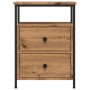 Mesitas noche 2 uds madera ingeniería roble artisan 44x45x60 cm de , Mesitas de noche - Ref: Foro24-857257, Precio: 134,66 €,...
