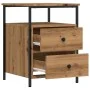 Mesitas noche 2 uds madera ingeniería roble artisan 44x45x60 cm de , Mesitas de noche - Ref: Foro24-857257, Precio: 126,97 €,...