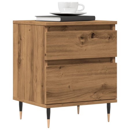Mesitas de noche 2 uds madera roble artisian 40x35x50 cm de , Mesitas de noche - Ref: Foro24-857399, Precio: 101,60 €, Descue...