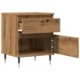 Mesitas de noche 2 uds madera roble artisian 40x35x50 cm by , Nightstands - Ref: Foro24-857399, Price: 99,73 €, Discount: %