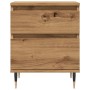 Mesitas de noche 2 uds madera roble artisian 40x35x50 cm de , Mesitas de noche - Ref: Foro24-857399, Precio: 101,60 €, Descue...