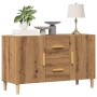 Aparador de madera de ingeniería roble artisan 100x36x60 cm de , Aparadores - Ref: Foro24-856903, Precio: 95,53 €, Descuento: %