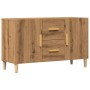 Aparador de madera de ingeniería roble artisan 100x36x60 cm de , Aparadores - Ref: Foro24-856903, Precio: 95,53 €, Descuento: %